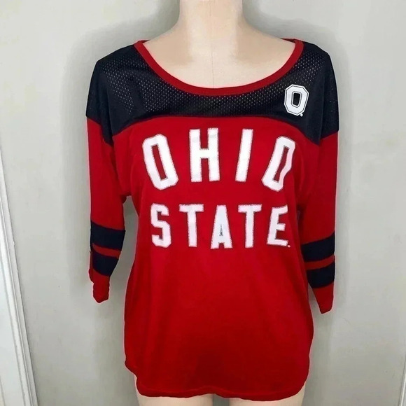Ohio State Womens 3/4 Sleeve Lightweight Tee Size Small - Picture 1 of 6